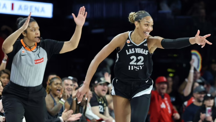 Aces' Wilson WNBA đạt 6.000 điểm nhanh nhất
