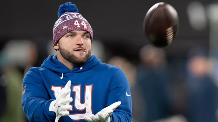 Cam Skattebo của Giants thề sẽ duy trì lối chơi bạo lực sau chấn thương mắt cá chân khủng khiếp
