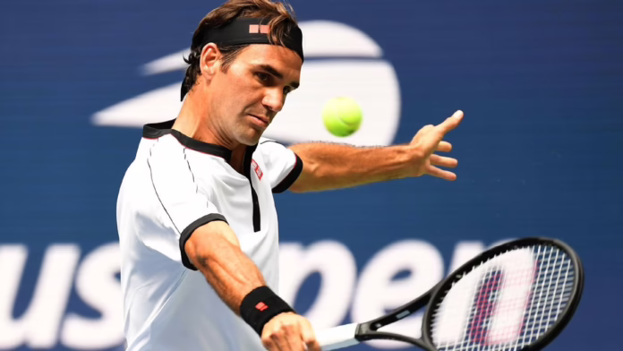 Federer tham dự sự kiện triển lãm US Open
