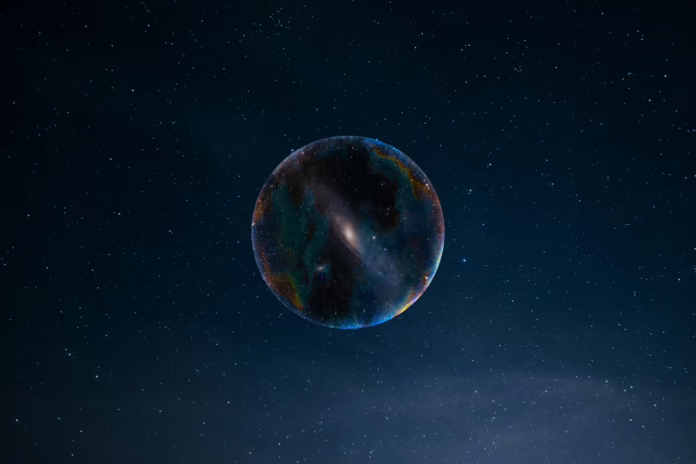 Wormhole-like Bubble in Space