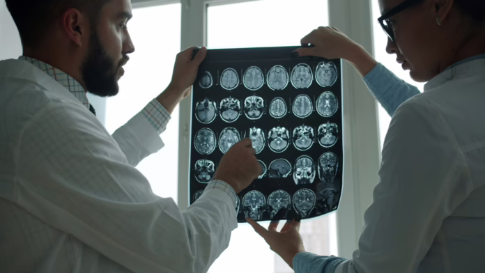 Doctors Examining MRI Scan